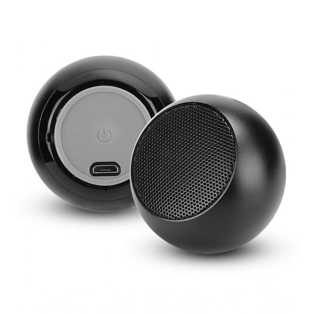 Black plastic rubber M3 wireless Bluetooth speaker on charging stand