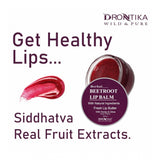 Natural, plant-based beetroot & cherry lip balm pack (20gm each), ideal for dry, chapped lips on unisex skin