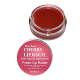 Natural cherry-flavored, dark lips balm (10gm) for dry skin, plant-based herbal formula
