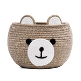 Cotton Bear Shaped Storage Baskets Pack of 1 (Mix)