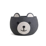 Cotton Bear Shaped Storage Baskets Pack of 1 (Grey)