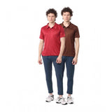 Men's multi-color cotton blend casual short sleeve t-shirts (pack of 2), solid pattern with collar neck