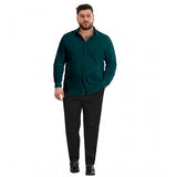 Mens casual cotton solid full sleeve shirt - Rama color, comfortable everyday wear