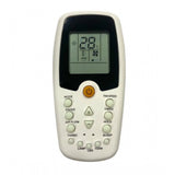 White ergonomic AC Remote 4A replacement for Croma, long-range operation from sofa or bed