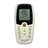 White ergonomic AC Remote 4A replacement for Croma, long-range, comfortable grip for device control from sofa or bed