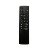 Black ergonomic Smart TV remote with YouTube, Netflix, Prime Video functions, compatible with Lloyd LCD-LED TVs