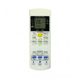 White Panasonic Inverter AC Remote Control - Replacement for No. 29J, ideal for long-distance control from sofa or bed, ergonomic design for easy grip