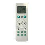 White ergonomic AC Remote No. 102A replacement for Lloyd air conditioners, long-range operation from sofa or bed