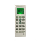 White ergonomic AC remote control 36C, replacement for Onida, long-distance operation from sofa or bed