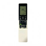 White ergonomic AC Remote No. 236 replacement for Hitachi, offers long-range control from any room corner