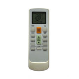 White ergonomic AC Remote No. 231 compatible replacement for Bluestar, long-range control from sofa or bed