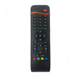 Black ergonomic remote control, Set Top Box Remote No. 1106 - long-range replacement for Den Set Top Box, comfortable device operation from sofa/bed