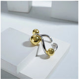 Silver-plated stainless steel daily wear freesize ring, versatile accessory for everyday wear