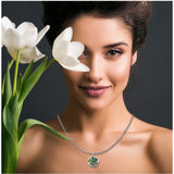 Stainless steel galaxy pendant on delicate silver-plated chain, intricately designed galactic jewelry accessory