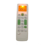 White Samsung AC Remote Control (No. 90 with Backlight) - Ergonomic design for distant control of devices, comfortable grip and long-range operation from sofa, divan or bed