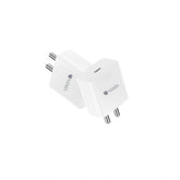 White AB Plastic VOXEL 100W 'C' Port PD Fast Charger, compact & lightweight for travel
