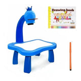 Plastic Drawing Projector Table For Kids (Multicolor )