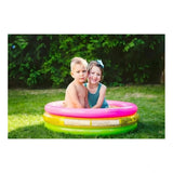 Multicolor plastic 2ft round bath tub with pump for kids playtime toys