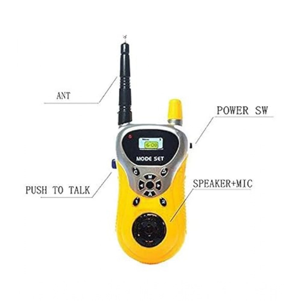 Multi-colored plastic walkie talkies for kids toy, perfect for fun and safe communication