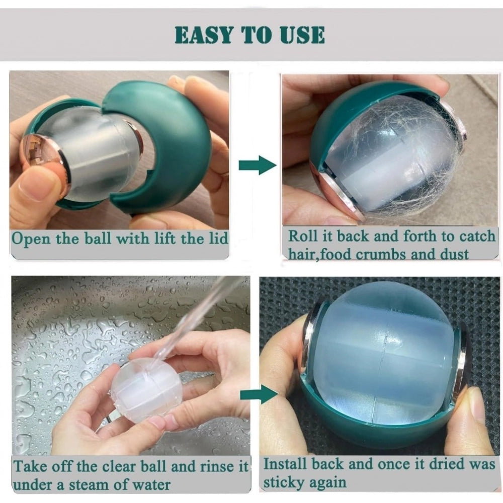 Maroon plastic sticky ball lint roller, plastic remover for clothes cleaning