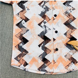 MultiColor cotton blend printed short sleeve shirt for boys, vibrant patterns and comfortable fit