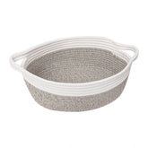 Cotton Baby Gift Basket Inch Pack of 1 Storage Basket For Clothes (White)