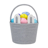 Cotton Ear Toys Bucket Pack of 1 Storage Basket For Clothes (Grey)