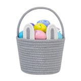 Cotton Ear Toys Bucket Pack of 1 Storage Basket For Clothes (Grey)