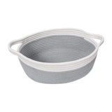 Cotton Baby Gift Basket Pack of 1 Storage Basket For Clothes (Grey)