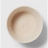 Cotton White Pen Holder Pack of 1 Storage Basket For Clothes (White)