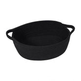 Cotton Baby Gift Basket Pack of 1 Storage Basket For Clothes (Black)