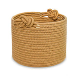 Cotton Brown Basket Inch Pack of 1 Storage Basket For Clothes (Brown)