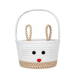Cotton Toy Bucket Pack of 1 Storage Basket For Clothes (Beige)