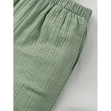 Pista Popcorn solid short sleeve shirt and shorts set for boys, perfect casual wear