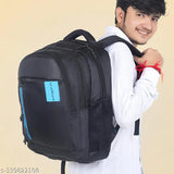 Polyester net school backpack combo for kids, free size, 20x13 inches, suitable for both boys and girls, made in India