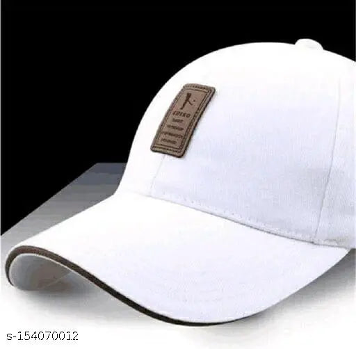 Stylish Ediko cotton cap, adjustable for men and women, part of a sports baseball combo with woolen scarf and hand gloves - Indian origin