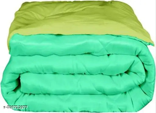 Pure cotton reversible comforter, single bed size, lightweight with 200 GSM thickness