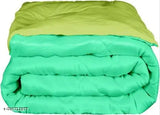 Pure cotton reversible comforter, single bed size, lightweight with 200 GSM thickness