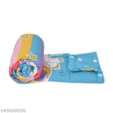 Multi-colored reversible comforter for mild winter, 3-layer quilt/duvet with a 220 gsm weight