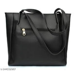 Classic PU women's handbag set, versatile sling bag combo with 3 compartments, free size (11"x11"x4"), stylish for ladies, FUEGOS branded