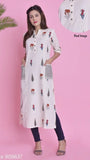 Silk designer kurti for women, Ravishing Divena style, India-origin fashion, single sizes available (L, XL, XXL, XXXL, 4XL, 6XL)