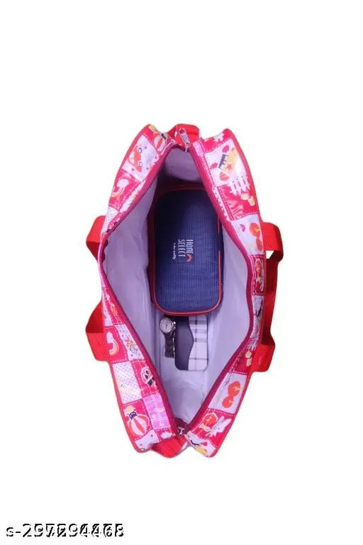 Newborn baby nylon net maternity bag, durable multi-compartment diaper changing accessory, 6 pockets, 40x30x18cm