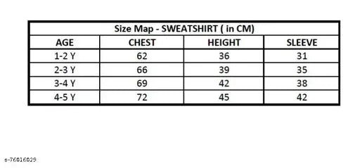 Ultra-soft pure cotton, stylish full-sleeve sweatshirt for toddlers aged 1-3 years