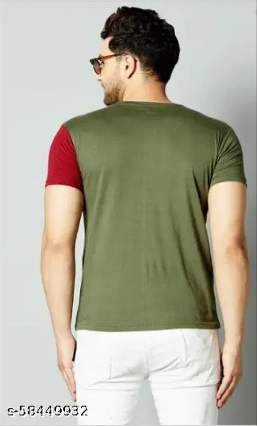 BET Branded colorblocked cotton T-shirt, short sleeves, 100% premium quality, M - XXL sizes available