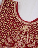 Soft Georgette Lehenga Choli, embroidered, festive outfit for kids (ages 1-10 years), India