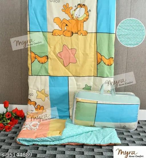 Cotton blend, soft & lightweight, single-size comforter - KIDDOS COMFORTER by Krishna Handlooms (India)