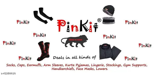 Textured acrylic wool neck warmer/scarf, unisex design from India