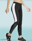 Black printed net A.S jeggings: Stylish gym wear with 4-way Lycra for comfort & flexibility