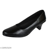 Synthetic leather women's & girls lightweight heel bellies - fashionable ballet flats with straps for casual or formal wear, India origin