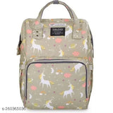 Polyester diaper backpack for travel, Mothers Maternity Bags. Waterproof, 3-layered protection, 13 pockets, anti-theft pocket, insulated milk bottle pockets, dry & wet sections, key chain clip, D-rings, cushioned back straps, India-made